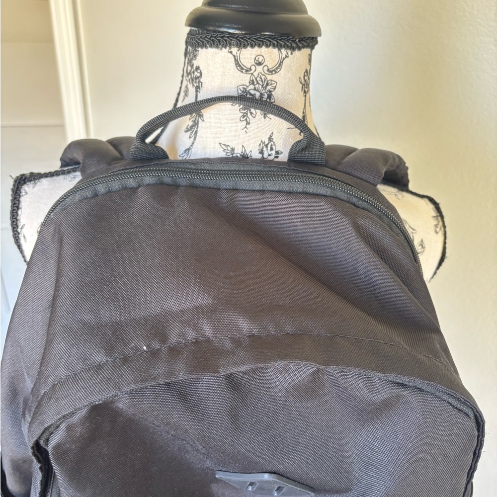 adidas Black Trefoil Logo Backpack with White Accents - Picture 6 of 13